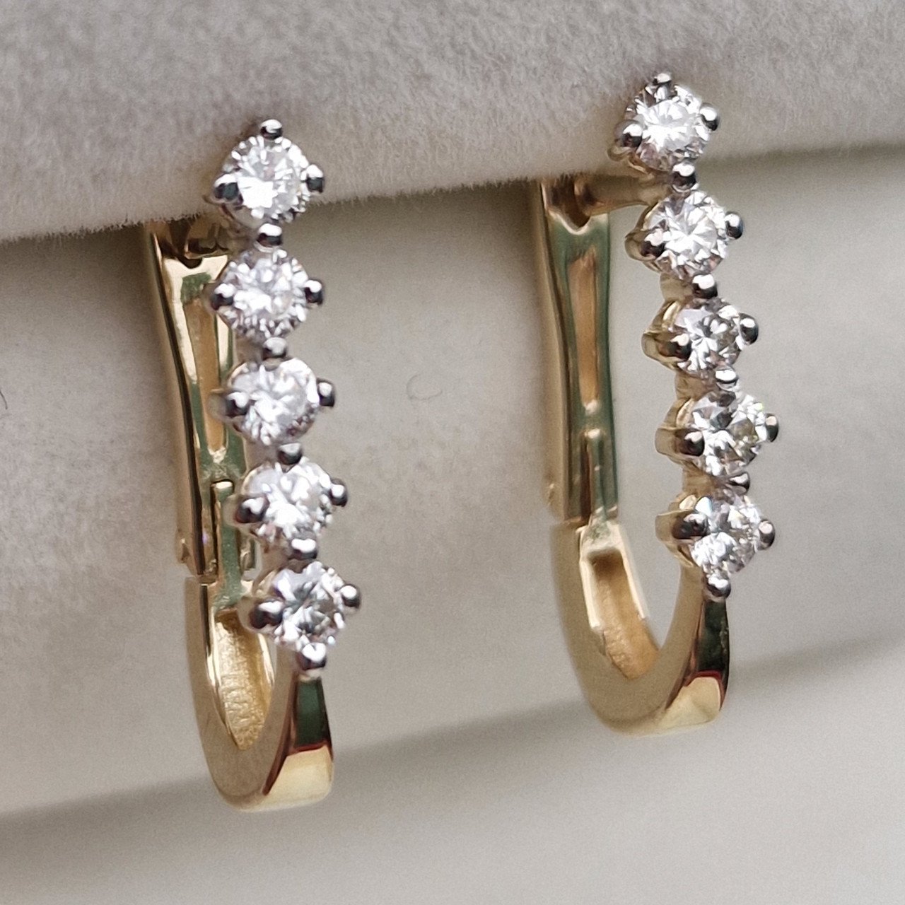 Серьги Deimantas 100596986 2,34гр 0,52ct. купить,NaN