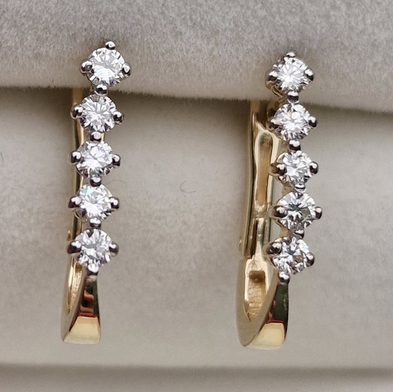 Серьги Deimantas 100596986 2,34гр 0,52ct. купить,NaN