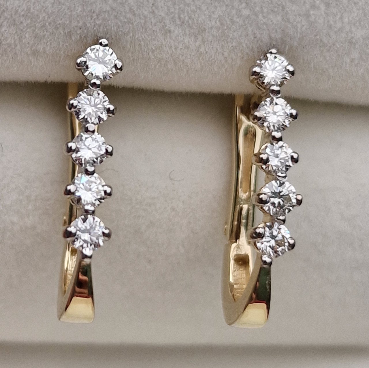 Серьги Deimantas 100596986 2,34гр 0,52ct. купить,NaN