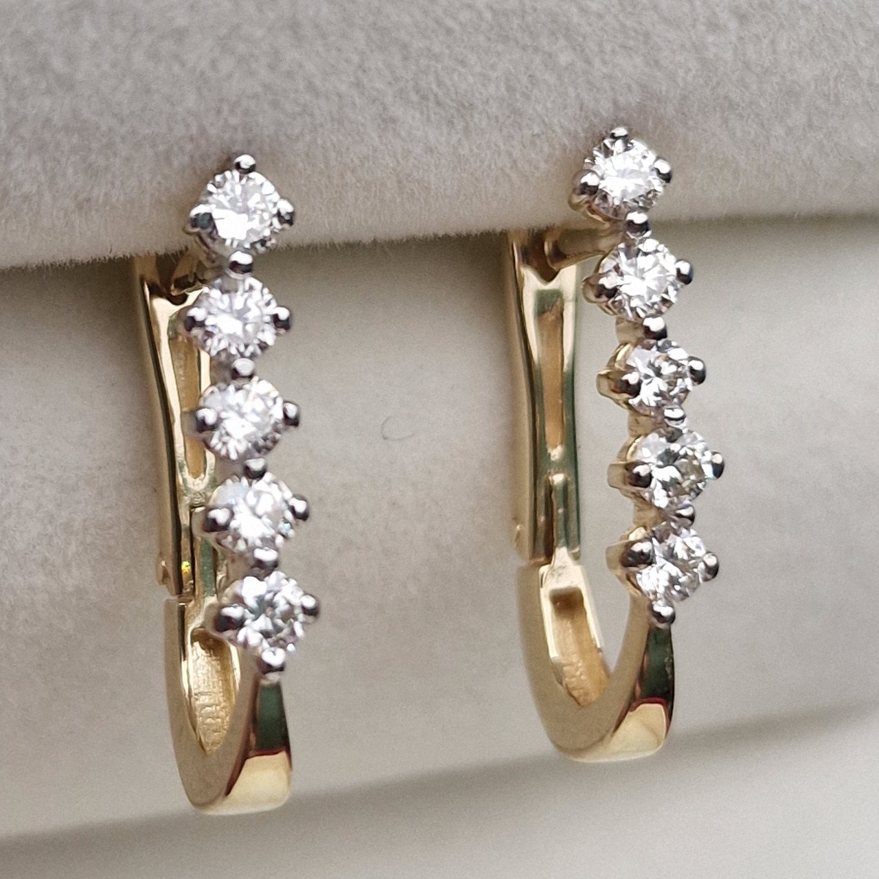 Серьги Deimantas 100596986 2,34гр 0,52ct. купить,NaN
