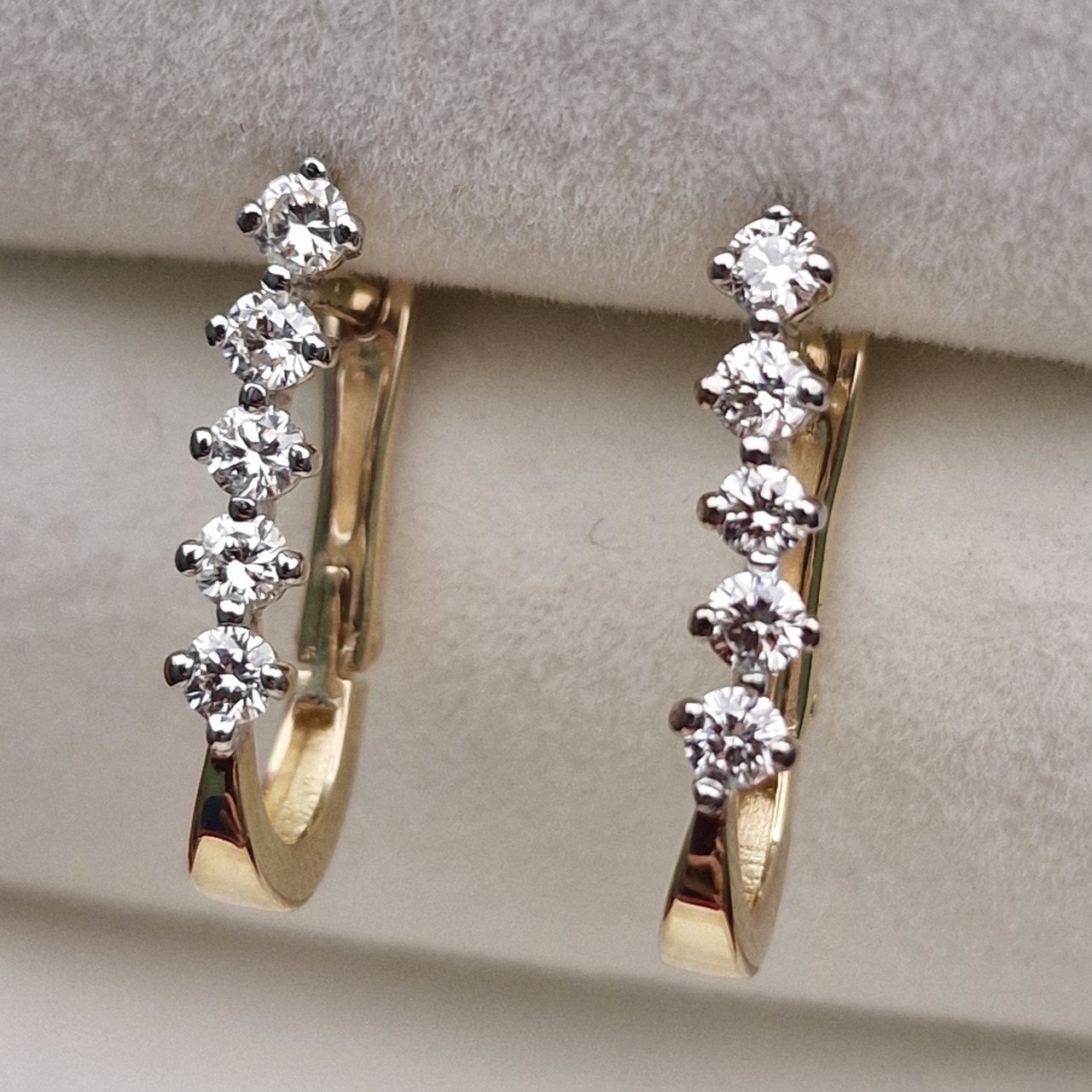 Серьги Deimantas 100596986 2,34гр 0,52ct. купить,NaN