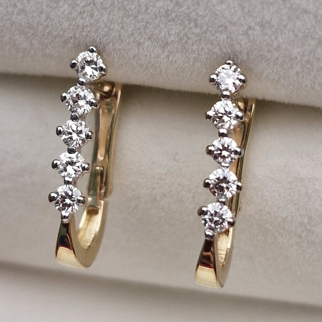 Серьги Deimantas 100596986 2,34гр 0,52ct. купить,NaN