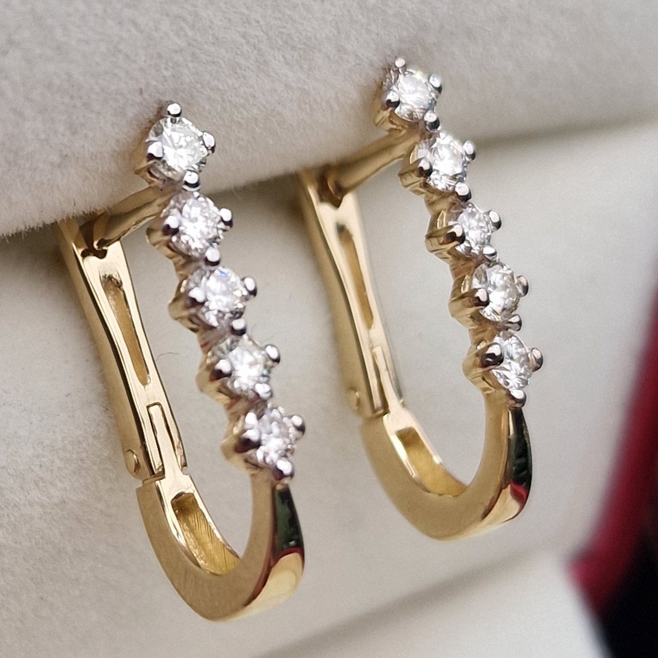 Серьги Deimantas 100596986 2,34гр 0,52ct. купить,NaN