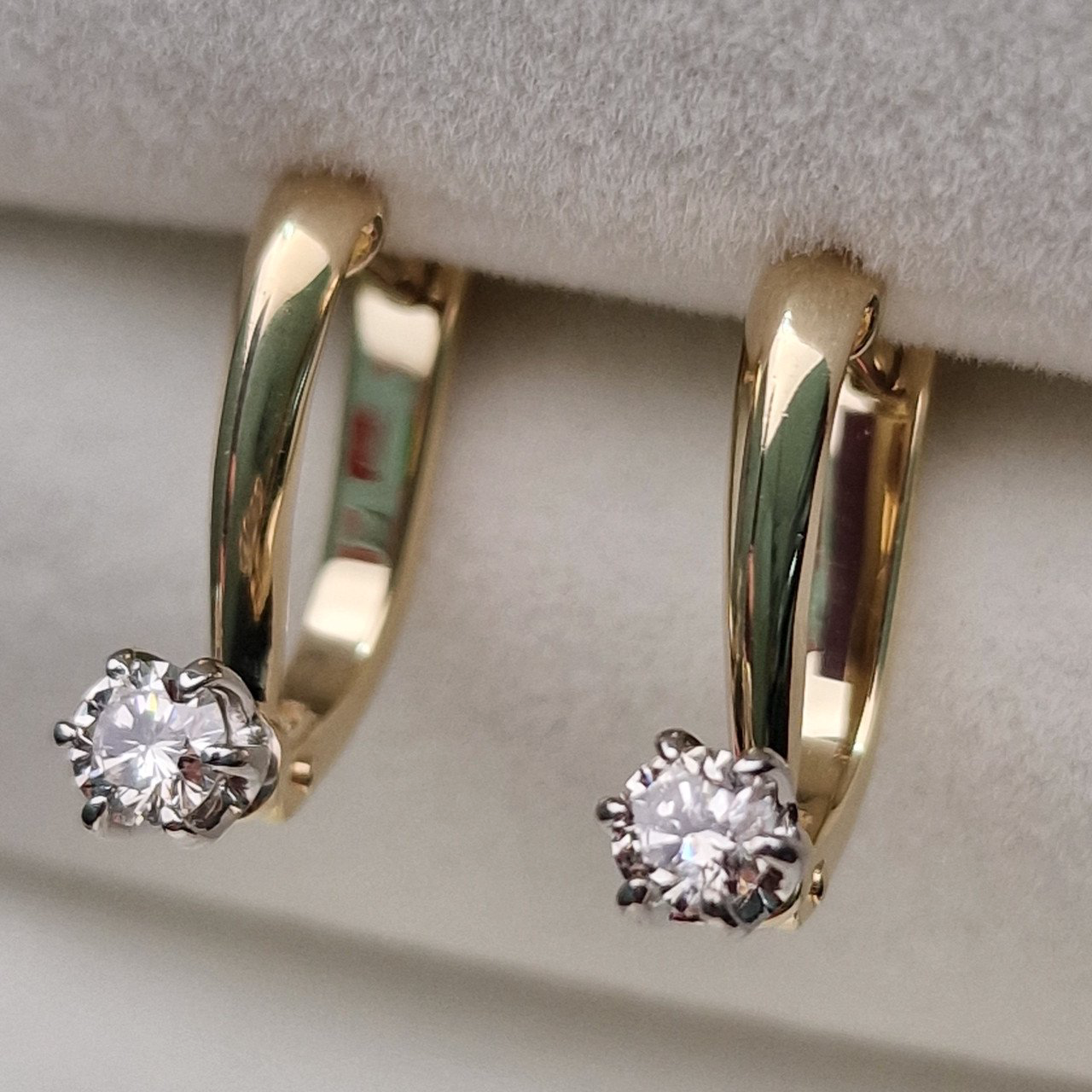 Серьги Deimantas 100596997 3,1гр 0,362ct. купить,NaN