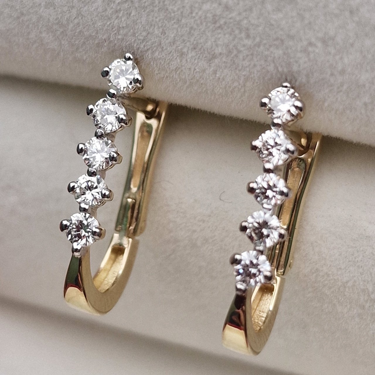 Серьги Deimantas 100596986 2,34гр 0,52ct. купить,NaN