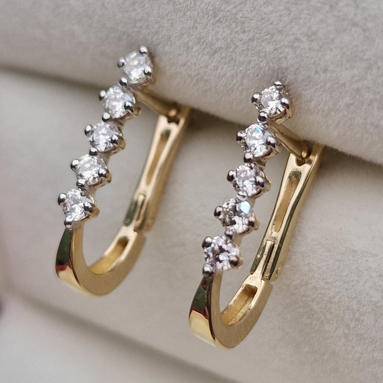 Серьги Deimantas 100596986 2,34гр 0,52ct. купить,NaN