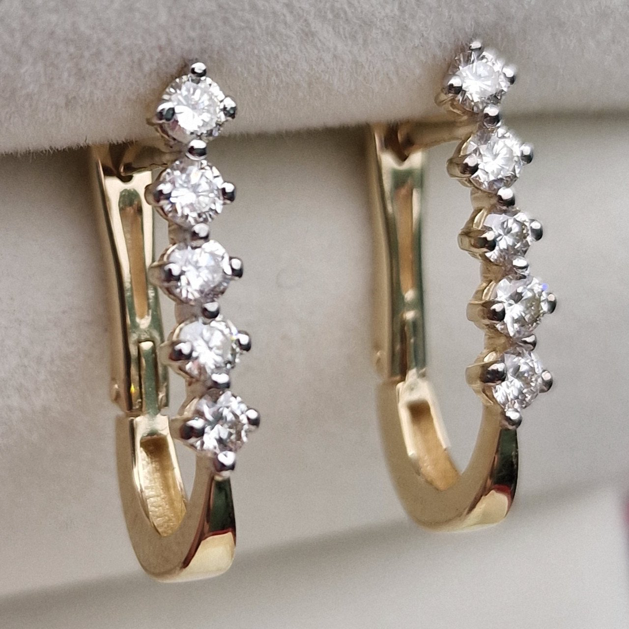 Серьги Deimantas 100596986 2,34гр 0,52ct. купить,NaN