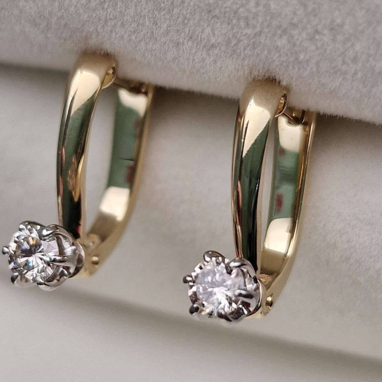 Серьги Deimantas 100596997 3,1гр 0,362ct. купить,NaN
