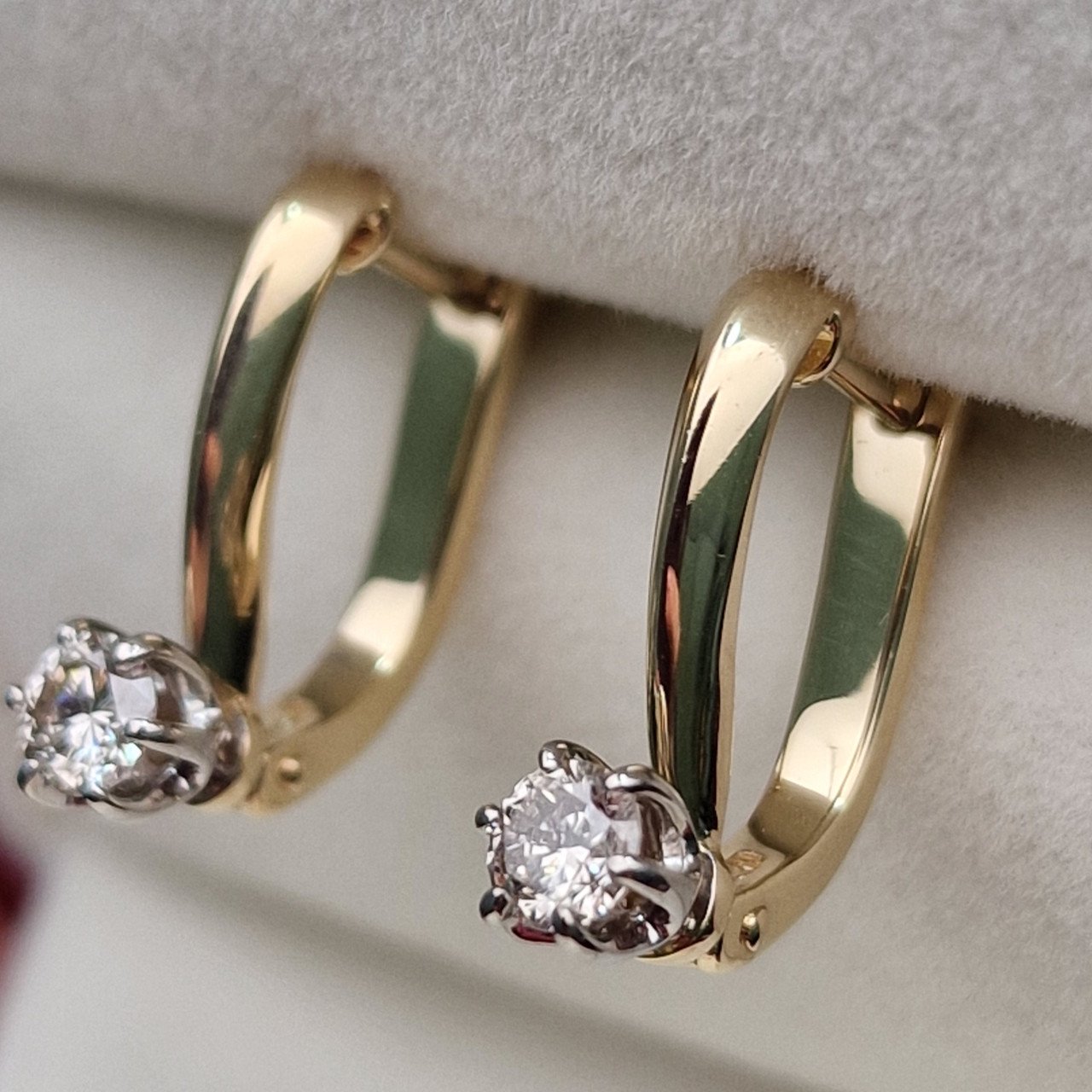 Серьги Deimantas 100596997 3,1гр 0,362ct. купить,NaN