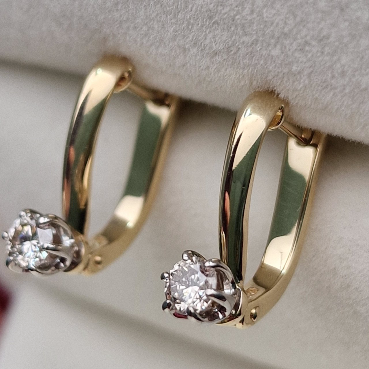 Серьги Deimantas 100596997 3,1гр 0,362ct. купить,NaN