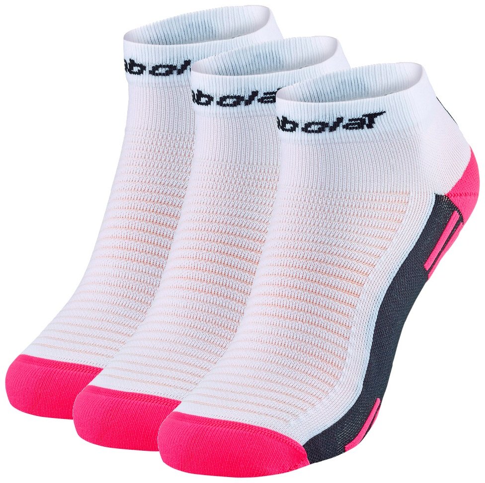 Носки Babolat 3 пары белый, розовый 39-42 купить,NaN