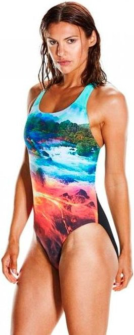 Купальник слитный Speedo мультиколор купить,NaN