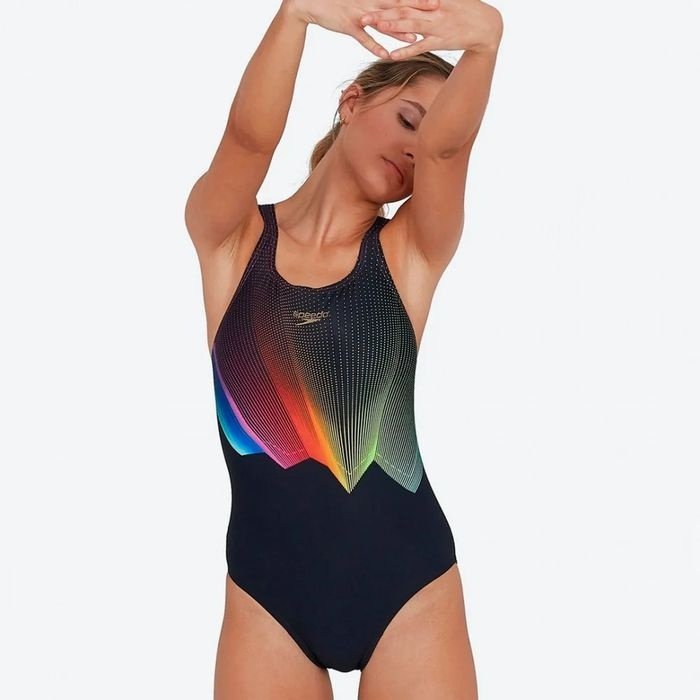 Купальник слитный Speedo черный купить,NaN