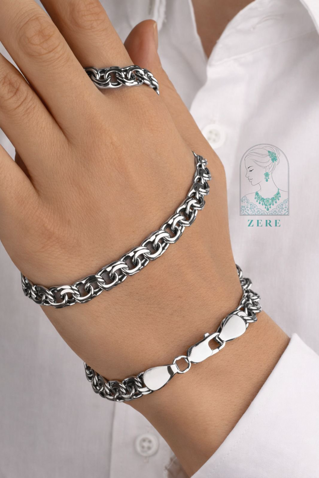 Цепь Zere Status ZERE759 серебро 60см купить,38055