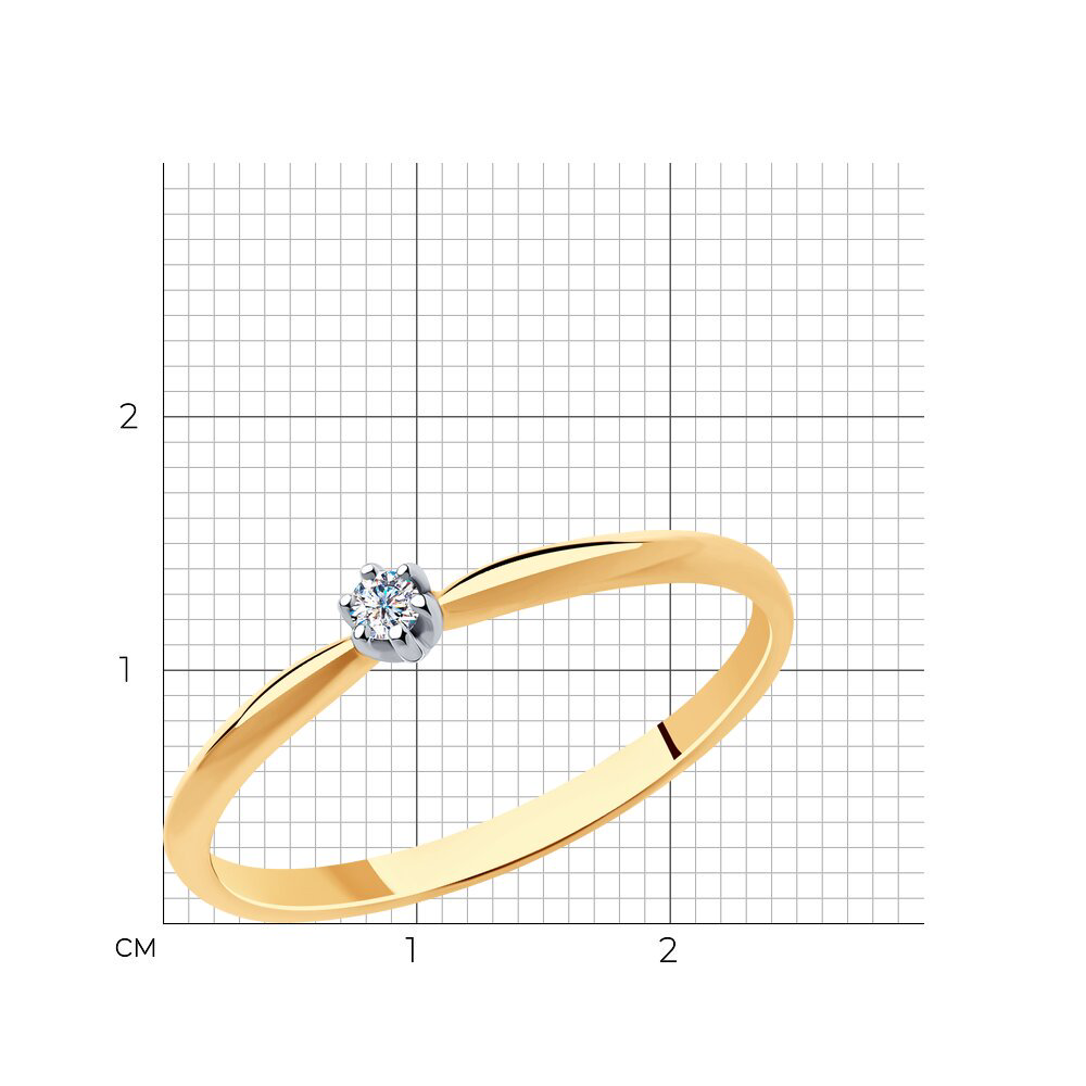 Кольцо Sokolov 1011928 15,5р 1,06гр. купить,84000