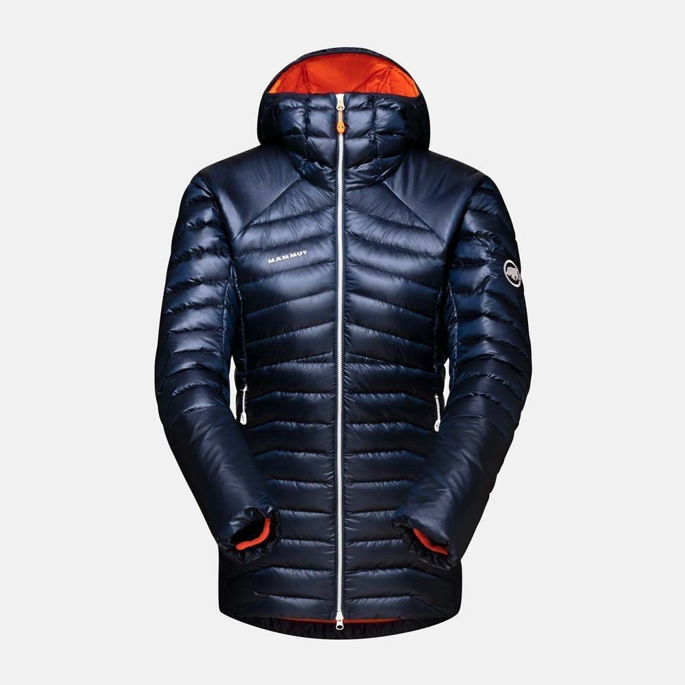 Пуховик Mammut синий купить,NaN