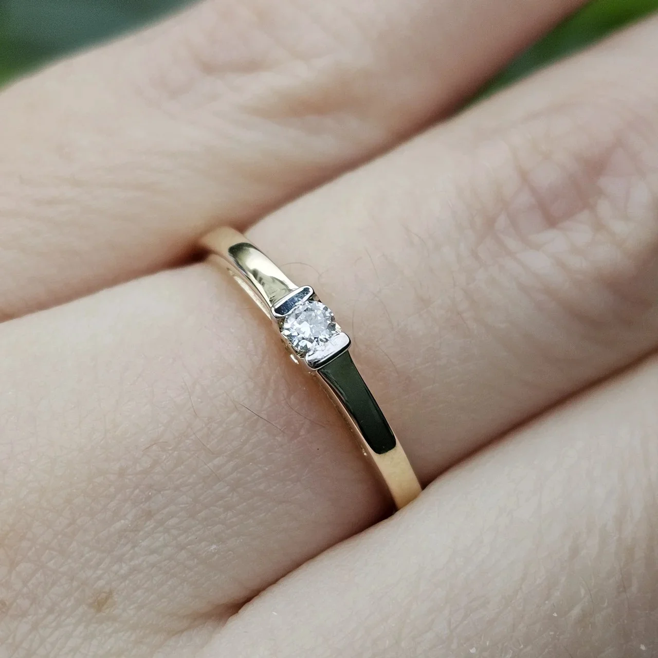 Кольцо Deimantas 115576008 0.062Ct I1//J VG-Cut 17.5р купить,NaN