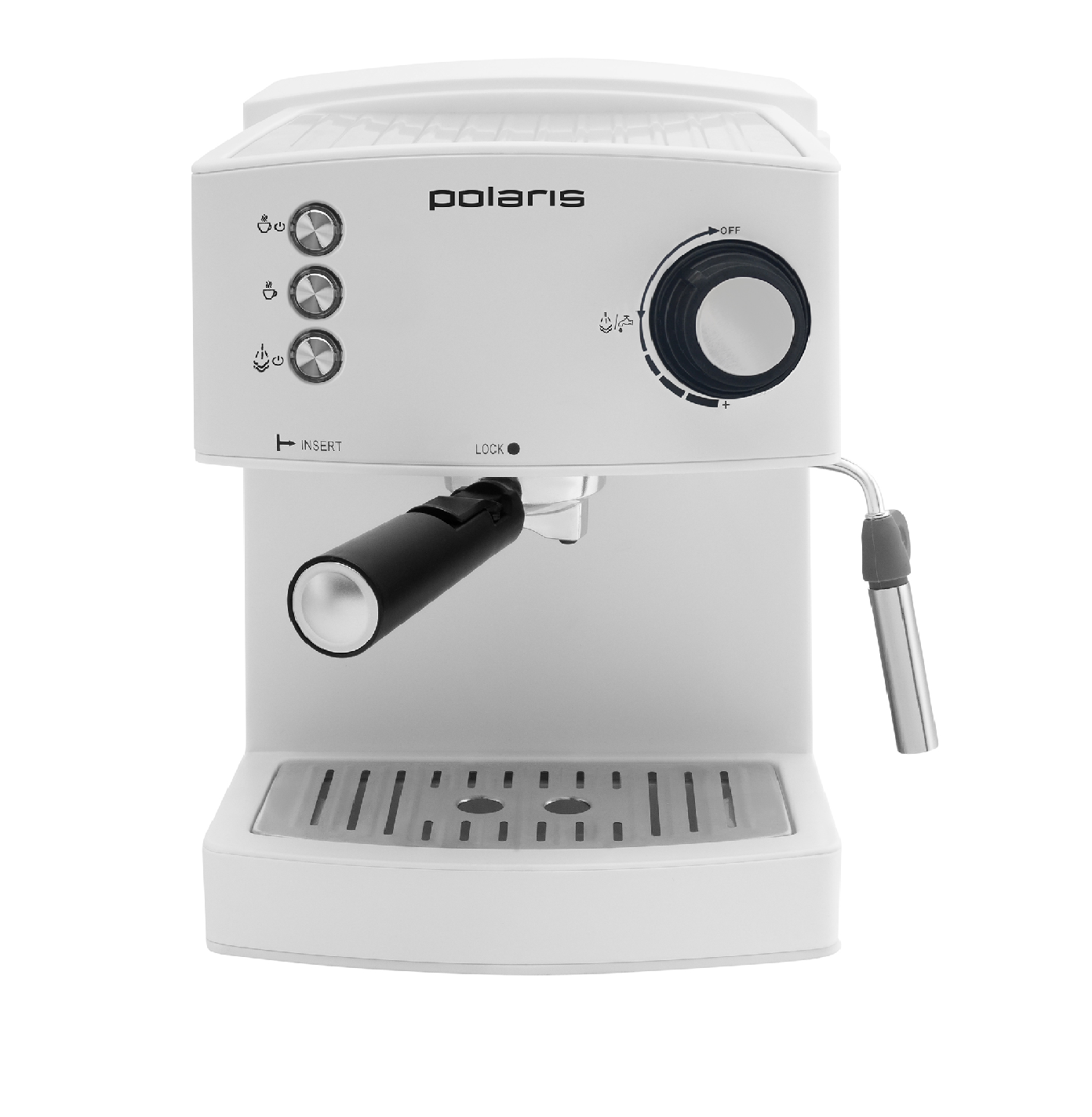 Кофеварка Polaris PCM 1527E Adore Crema белая купить,NaN