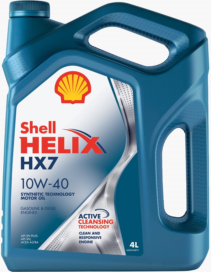 Моторное масло Shell Helix HX7 10w40 4л