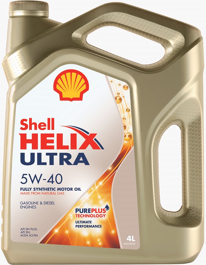 Моторное масло Shell Helix Ultra 5W40 4л