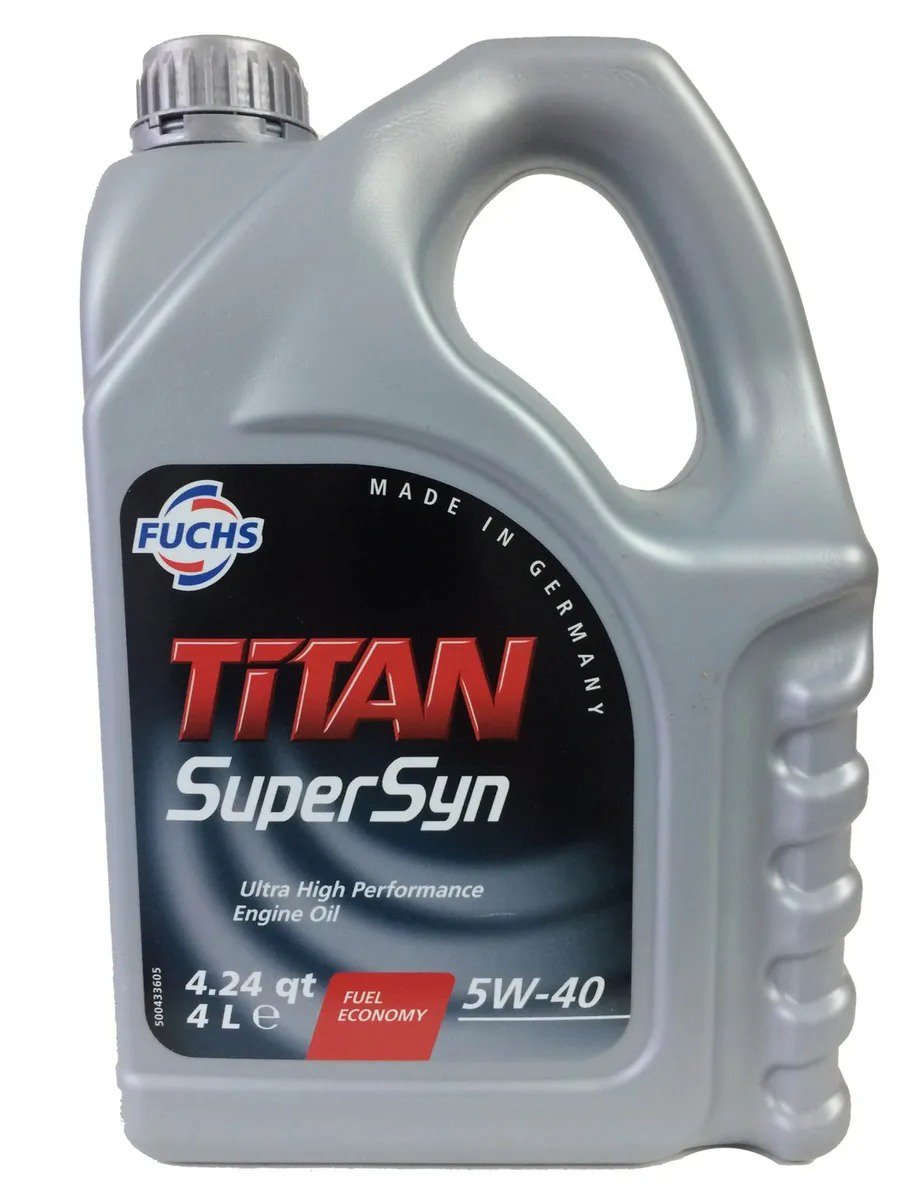 Моторное масло Fuchs Titan SuperSyn 5W40 4л купить,NaN