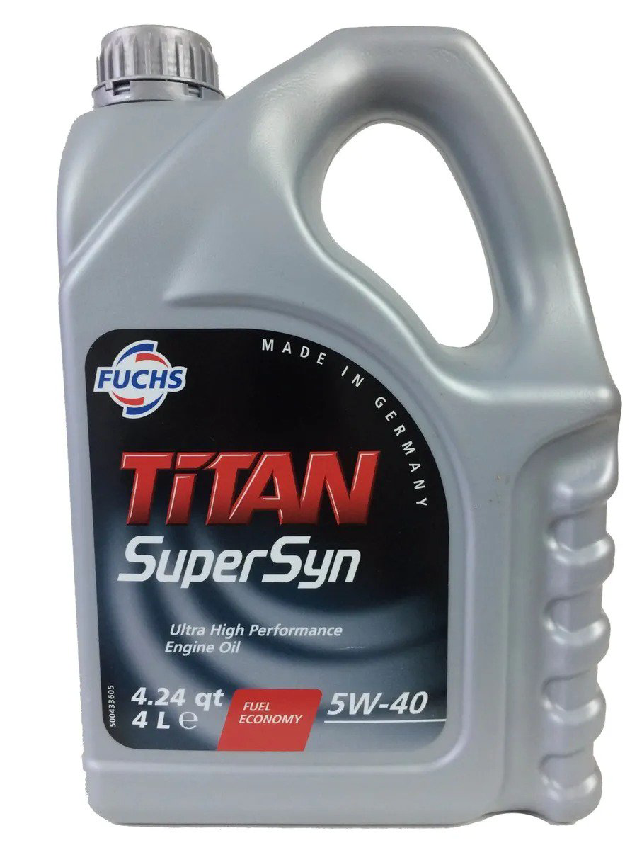Моторное масло Fuchs Titan SuperSyn 5W40 4л купить,NaN