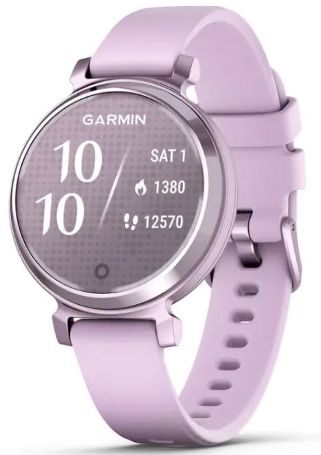 Смарт-часы Garmin Lily 2 with Lilac Silicone Band 010-02839-01 35мм Metallic Lilac