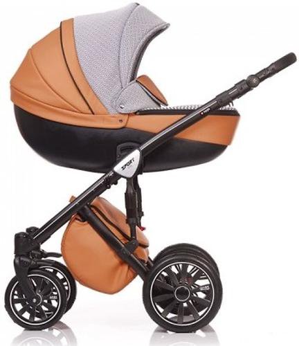 Коляска 2в1 Anex Sport Foxy оранжевая купить,NaN