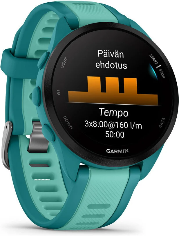 Смарт-часы Garmin Forerunner 165 Music Turquoise Aqua 010-02863-32 43мм салатово-зеленый - ForteMarket Смарт-часы Garmin Forerunner 165 Music Turquoise Aqua 010-02863-32 43мм салатово-зеленый купить,0