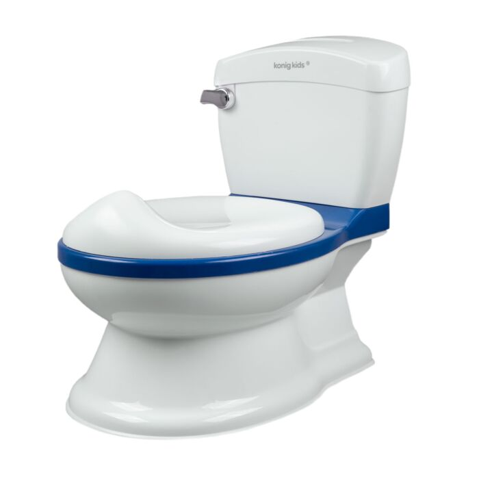 Горшок детский Konig Kids 63591B бело-голубой купить,NaN