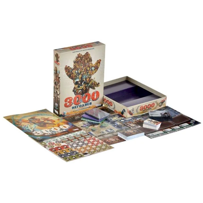 Настольная игра Мир Хобби 3000 негодяев купить,NaN