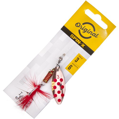 Блесна Lucky John Spin-X Long 03 6 гр CR