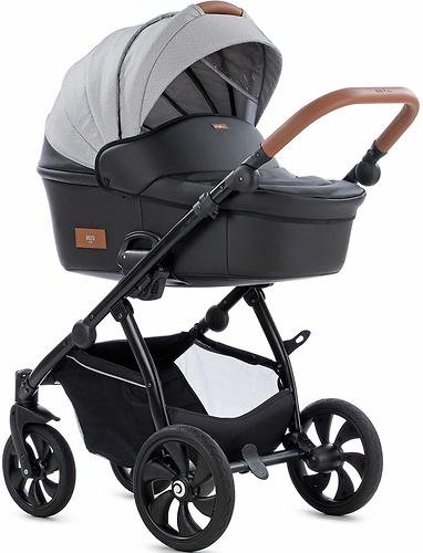 Коляска 2в1 Tutis Aero кожа black купить,NaN