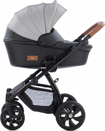 Коляска 2в1 Tutis Aero кожа black купить,NaN
