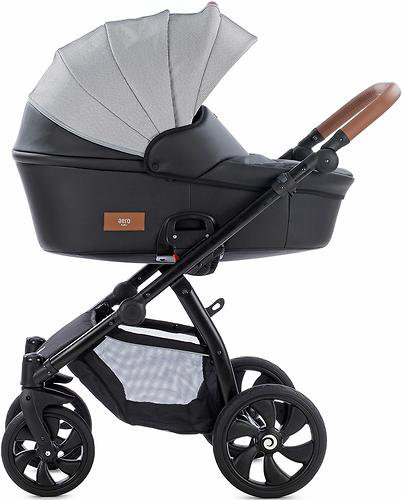 Коляска 2в1 Tutis Aero кожа black купить,NaN