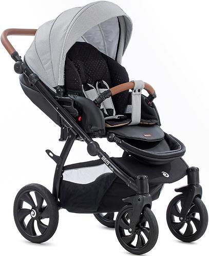 Коляска 2в1 Tutis Aero кожа black купить,NaN