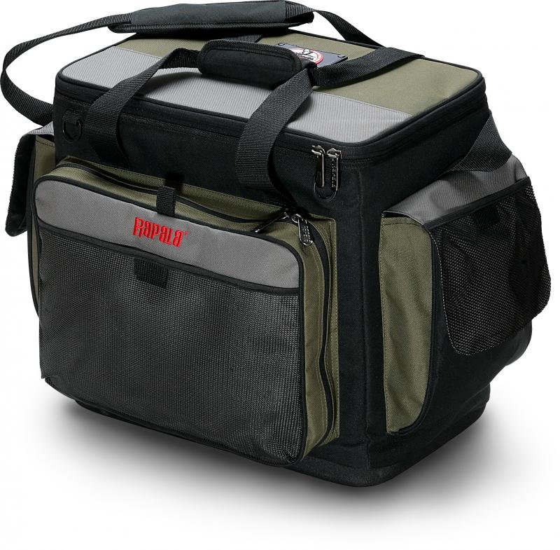 Сумка Rapala Limited Magnum Tackle Bag серо-зеленая купить,NaN