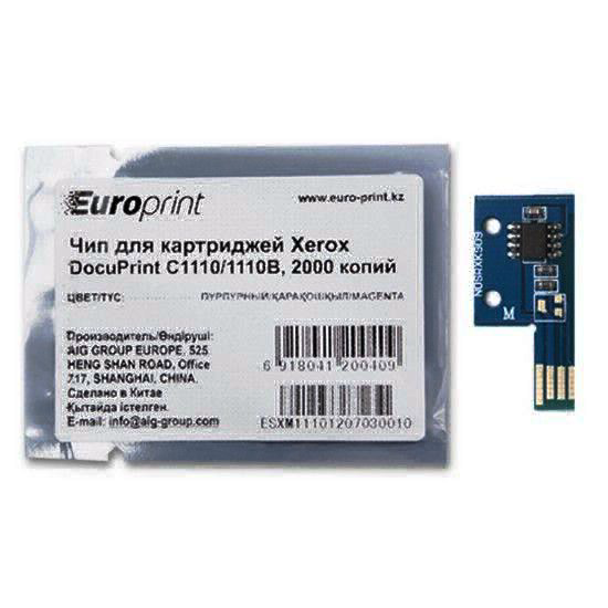 Чип Europrint Xerox C1110M пурпурный купить,NaN