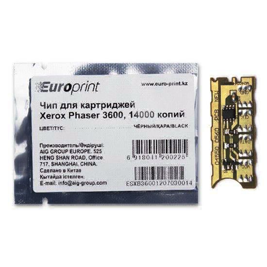 Чип Europrint Xerox P-3600 черный купить,NaN