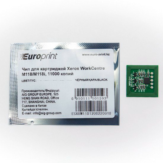 Чип Europrint Xerox WCM118T черный купить,NaN