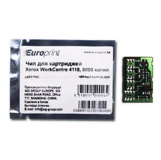 Чип Europrint Xerox WC4118 черный купить,NaN