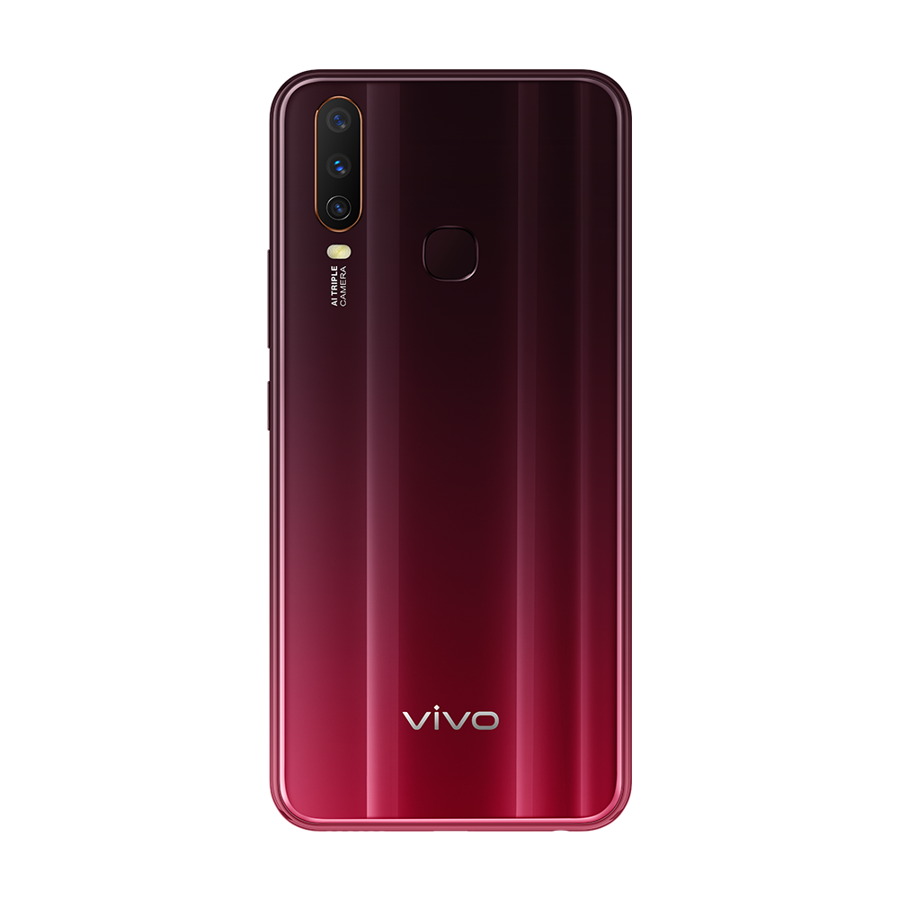 Смартфон Vivo Y12 64Gb Burgundy Red купить,NaN