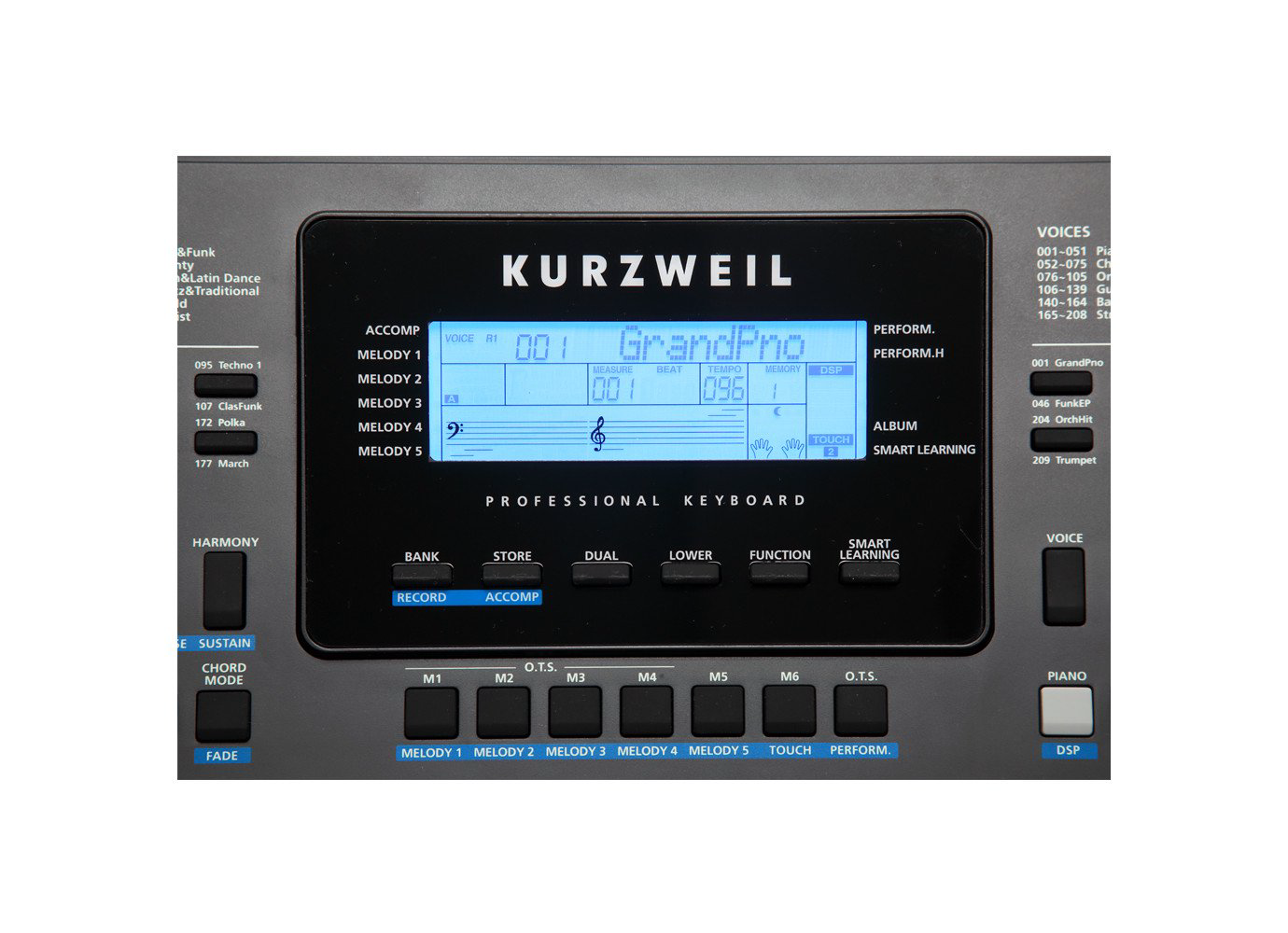 Синтезатор Kurzweil KP150LB черный купить,243890