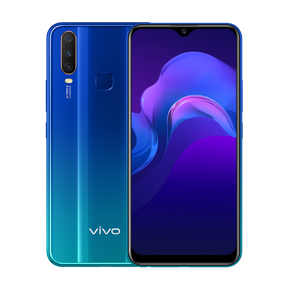 Смартфон Vivo Y12 64Gb Aqua Blue купить,NaN
