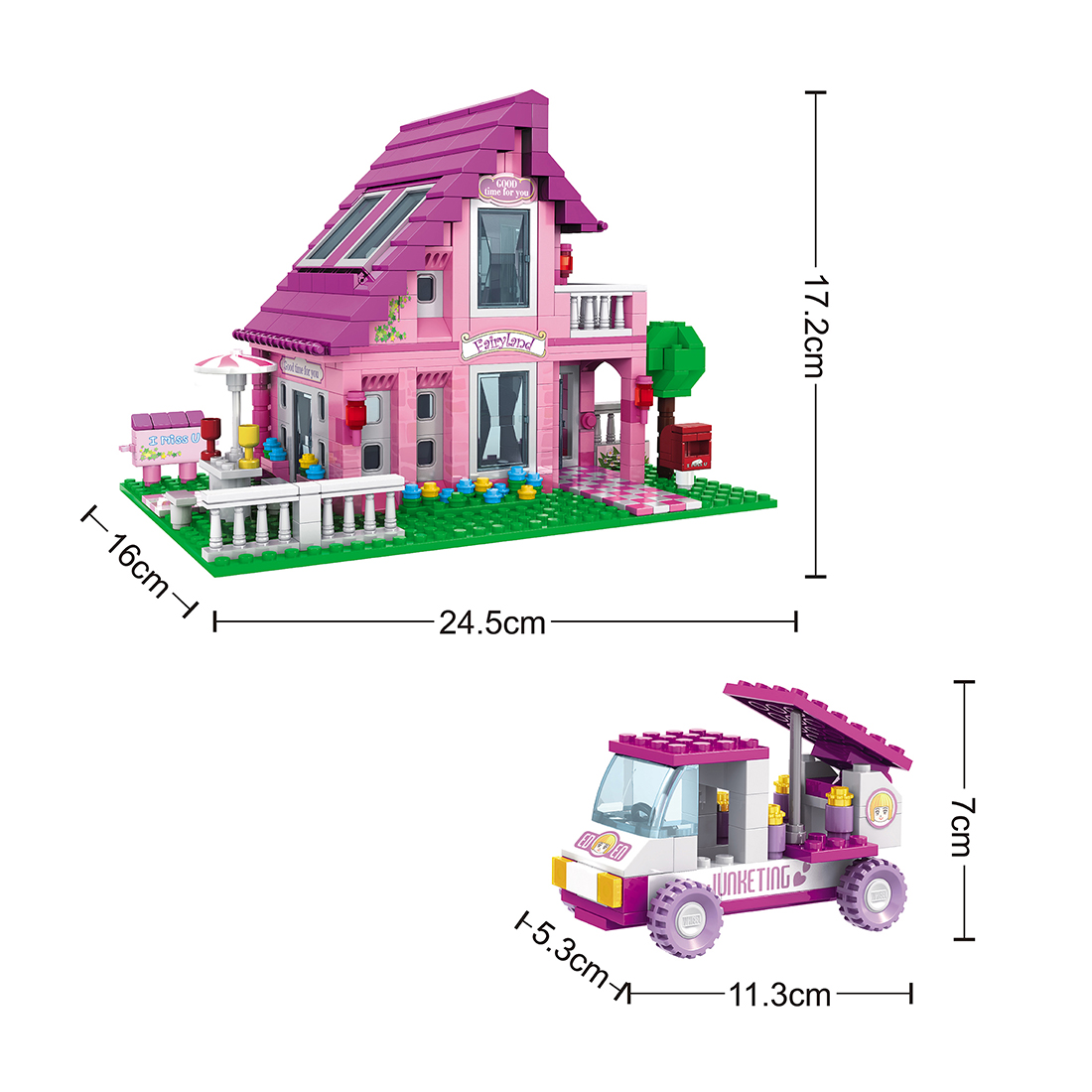 Конструктор Keyixing Мир Чудес 24801 576 деталей купить,0