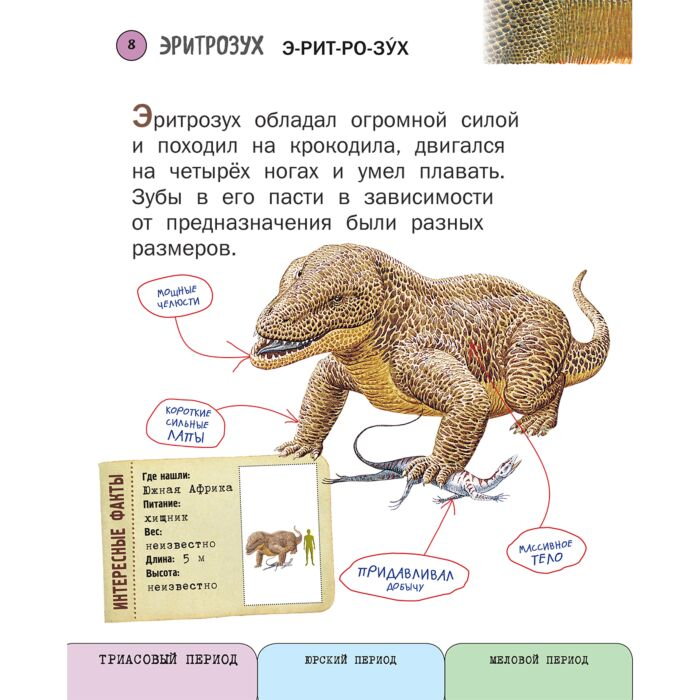 Энциклопедия Ананьева Е. Г. Все хищные динозавры с крупными буквами купить,NaN