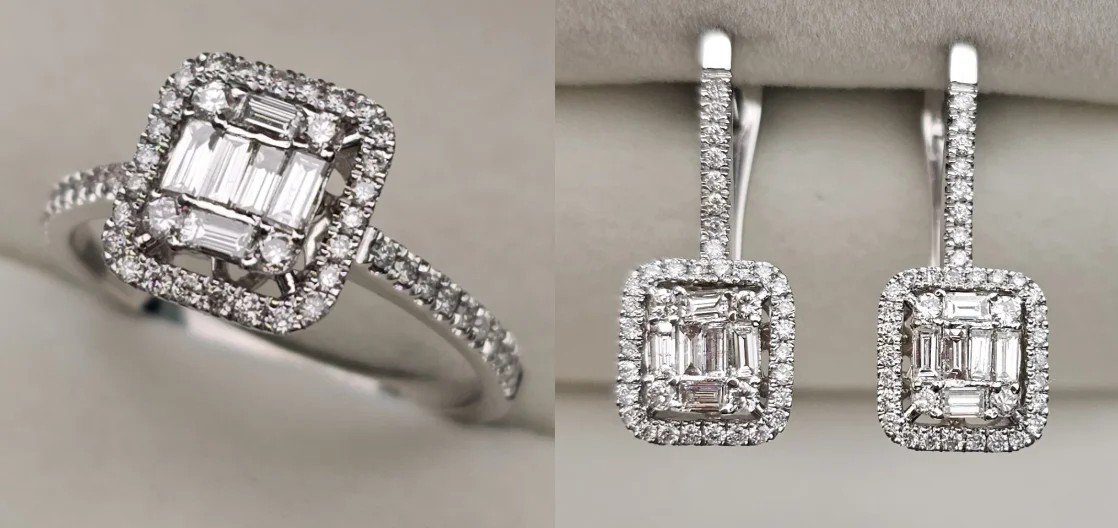 Комплект Deimantas 108078541 17р 0,6ct 1,00ct. купить,NaN