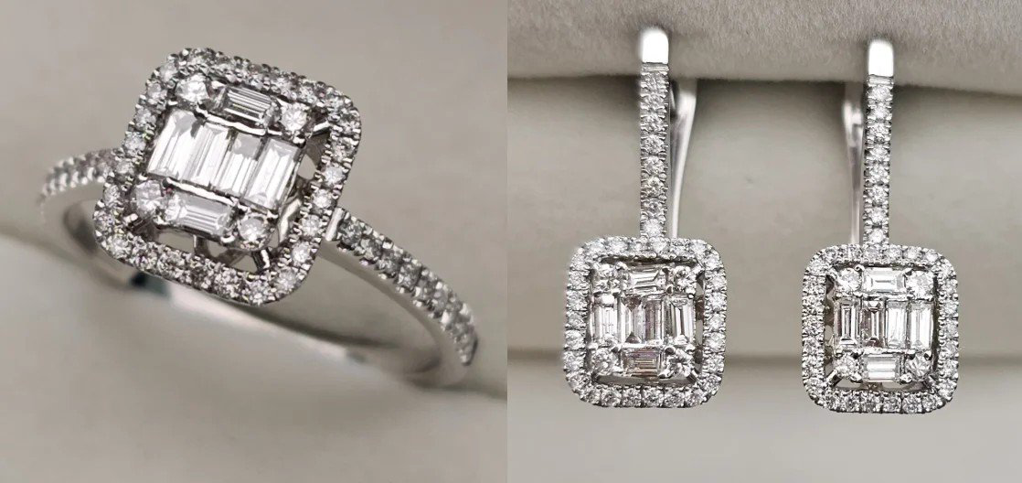Комплект Deimantas 108078541 17р 0,6ct 1,00ct. купить,NaN