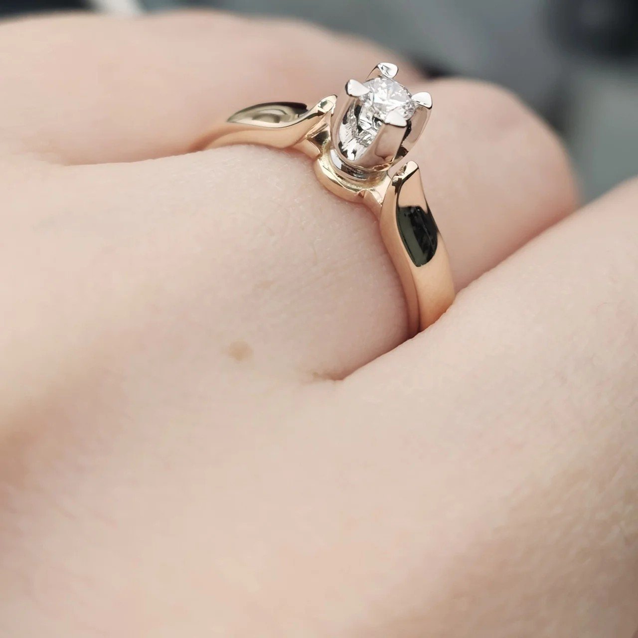 Кольцо Deimantas 107995035 18,5р 0,145ct. купить,NaN