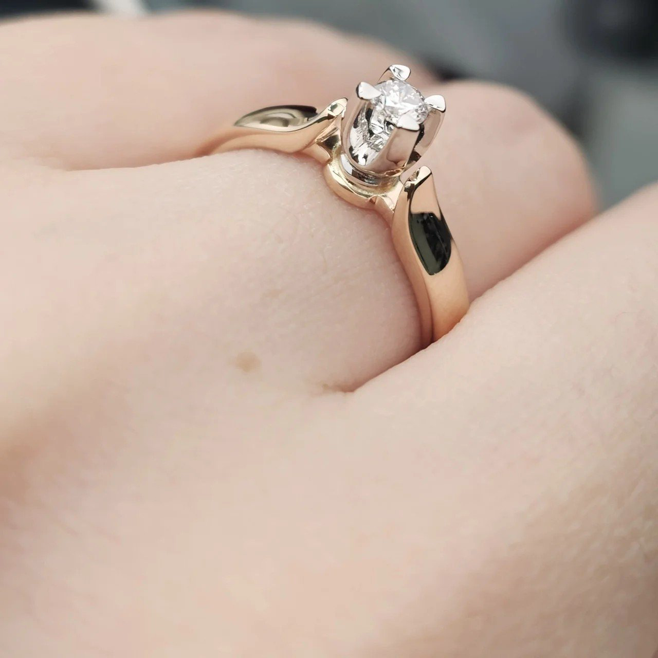 Кольцо Deimantas 107995035 18,5р 0,145ct. купить,NaN